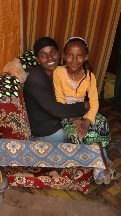 2012 Worku Familie Mutter Abebech Tochter Hermela